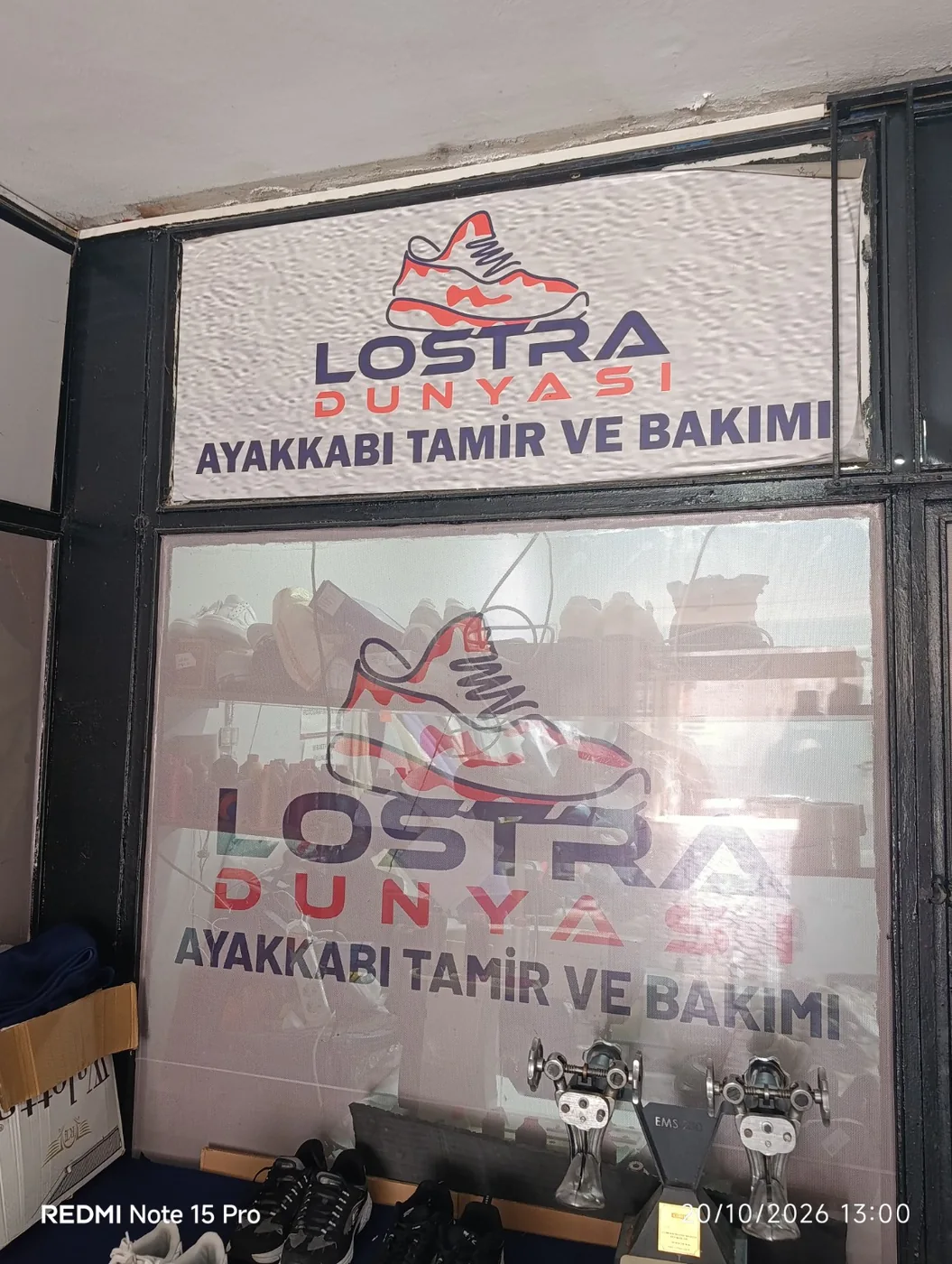 Lostra Dünyası işletmesi ve tabela