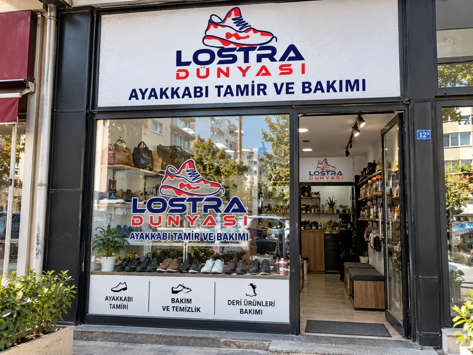Lostra Dünyası için hazırlanmış temsili dükkân girişi